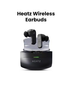 Heatz Wireless Earbuds - Black | HB1