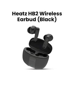 Heatz Wireless Earbuds - Black | HB2
