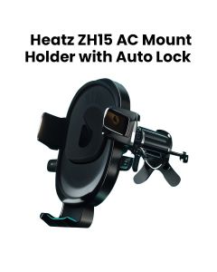 Heatz AC Mount Holder Auto Lock - Black | ZH15