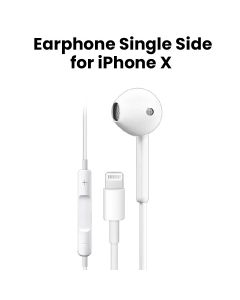 Heatz Single Wired Earpod Earphone Lightning Connector - White | ZE20
