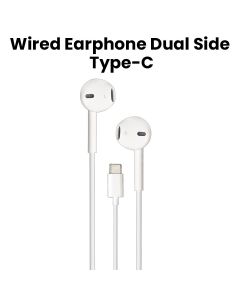 Heatz Stereo In-Ear Earphone Type C Connector - White | ZE27