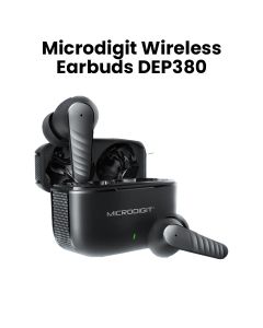 Microdigit Wireless Earbuds - Black | DEP380