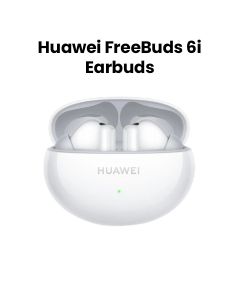Huawei FreeBuds 6i True Wireless Earbuds- White 