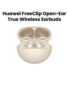 Huawei FreeClip Open- Ear True Wireless Earbuds- Beige