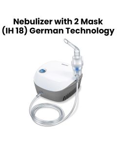 Beurer Nebulizer with German Technology & 2 Masks - White | IH18