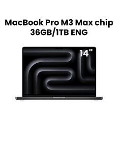 Apple MacBook Pro 14" M3 Max Chip 14-Core CPU 30-Core GPU 36GB RAM 1TB SSD (English) - Space Black | MRX53ZS/A