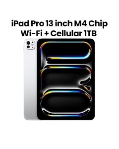 Apple iPad Pro 13" M4 Wi-Fi + Cellular 1TB Standard Glass - Silver | MVXX3AB/A