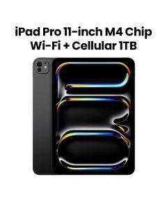Apple iPad Pro 11-inch M4 Chip Wi-Fi + Cellular Model with 1TB Storage - Space Black | MVW53AB/A