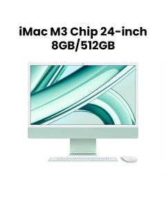 Apple 24-inch iMac with Retina 4.5K Display, M3 Chip (8-core CPU, 10-core GPU), 512GB SSD - Green