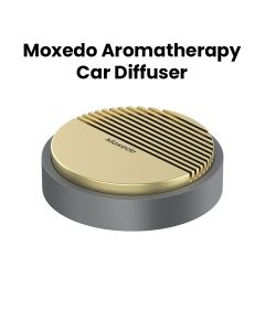 Moxedo Aromatherapy Car Diffuser - Gold/Grey | MX-ACD011