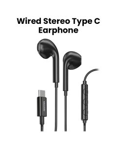 Moxedo Wired Stereo Type-C Earphone - Black | MX-STE011