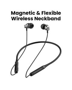 Moxedo Wireless Neckband Earbuds - Black | MX-HF014