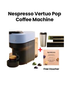 Nespresso Vertuo Pop Coffee Machine with Nomad Travel Mug - Arondio Mexico | VL Discovery Box Campaign