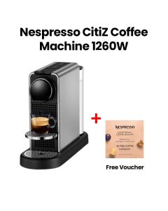 Nespresso CitiZ Coffee Machine - Platinum Titanium | C140-ME-TI-NE