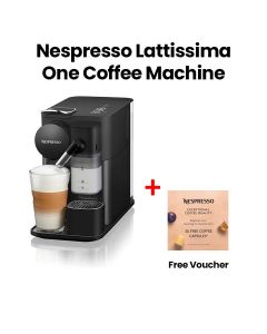 Nespresso Lattissima One Coffee Machine - Black | F121-ME-BK-NE