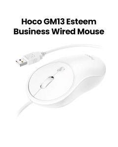HOCO Esteem Business Wired Mouse - White | GM13