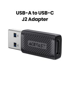 Acefast USB-C to USB-A Adapter - Black | J2