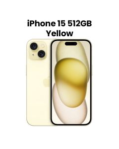 Apple iPhone 15 512GB - Yellow |  MTPF3AA/A