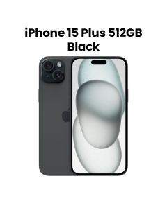 Apple iPhone 15 Plus 512GB - Black |  MU1H3AA/A