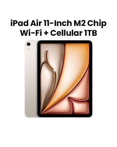 Apple iPad Air 11-inch M2, Wi-Fi + Cellular 1TB - Starlight |MUXU3AB/A