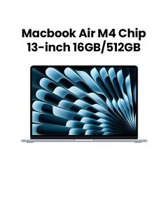 Apple MacBook Air 13-inch M4 Chip 10-Core CPU 10-Core GPU 16GB RAM 512GB SSD - Sky Blue |MC6U4AB/A