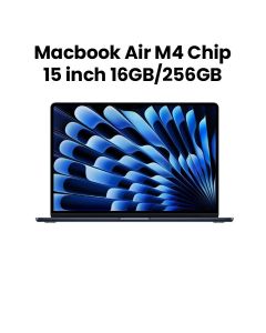 Apple MacBook Air 15-inch M4 Chip 10-Core CPU 10-Core GPU 16GB RAM 256GB SSD - Midnight |MW1L3ZS/A