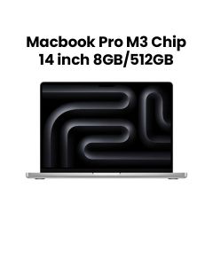 Apple MacBook Pro 14-inch M3 Chip 8-Core CPU 10-Core GPU 512GB SSD - Silver |MR7J3ZS/A