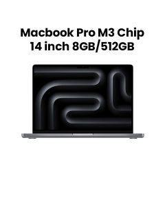 Apple MacBook Pro 14-inch M3 Chip 8-Core CPU 10-Core GPU 512GB SSD - Space Grey |MTL73ZS/A