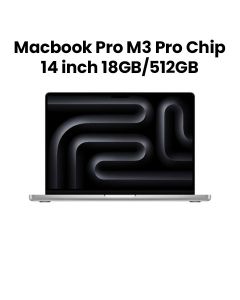 Apple MacBook Pro 14-inch M3 Pro Chip 11-Core CPU 14-Core GPU 512GB SSD - Silver |MRX63ZS/A