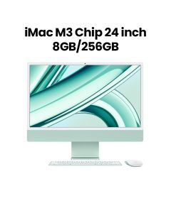 Apple 24-inch iMac Retina 4.5K, M3 Chip (8-core CPU, 10-core GPU), 256GB SSD - Green | MQRN3AB/A