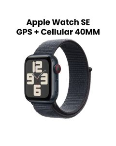 Apple Watch SE GPS + Cellular 40mm Midnight Aluminium Case with Ink Sport Loop | MXGA3QA/A