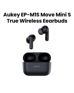 Aukey M1S True Wireless Earbuds - Black |EP-M1S-BK