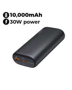 Aukey 10000mAh Power Bank with 30W PD - Black |PB-Y36P BK