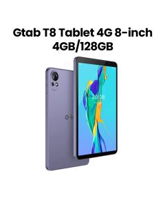 Gtab T8 GR Tablet 8" 4G 4GB RAM 128GB Storage - Gray  T8 GR