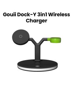 Goui 3-in-1 Wireless Charger Dock-Y - Black |G-3IN1WIRE-3A
