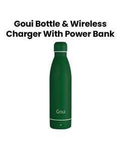 Goui Loch Bottle Wireless Charger & Power Bank - Dark Green |G-BOT-D.G