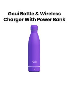 Goui Loch Bottle Wireless Charger & Power Bank - Lavender |G-BOT-LL