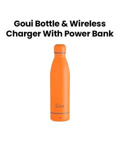 Goui Loch Bottle Wireless Charger & Power Bank - Orange |G-BOT-ON