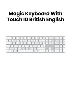Apple Magic Keyboard with Touch ID and Numeric Keypad for Mac Computers with Apple Silicon - British English | MK2A3LL/A