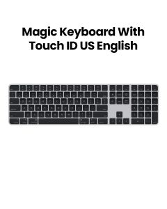 Apple Magic Keyboard with Touch ID and Numeric Keypad for Mac Models with Apple Silicon - US English - Black Keys | MK2A3LL/A
