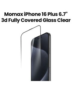 Momax iPhone 16 Plus 6.7" 3D Fully Covered Glass Clear |PZAP24F1LD