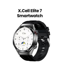 Xcell Elite7 Smartwatch Gunframe with Black Silicon Strap - Gunmetal | XL-WCH-ELITE7-GUNF