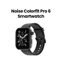 Noise ColorFit Pro 6 Smartwatch – Jet Black | NSW-95-JBLK