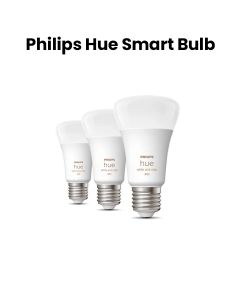 Philips Hue White & Colour Ambience Smart Bulb A60 E27 9W (3 Pack) – White | 929002468804