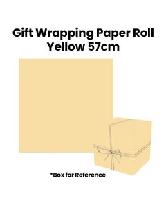Gift Wraping -Yellow Paper Roll