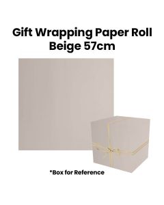 Gift Wraping- Beige Paper Roll