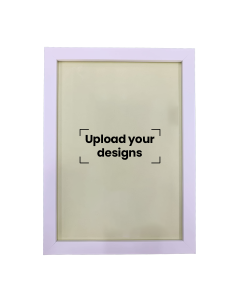 A3 Photo Frame Printed with Your Personalized Design - White