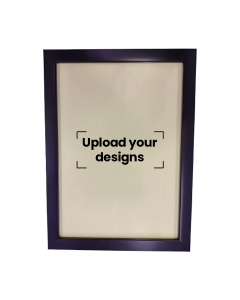 A5 Photo Frame Printed with Your Personalized Design - Black