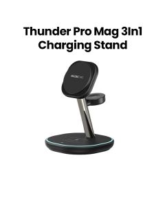 Amazingthing Thunder Pro Mag 3-in-1 Wireless Charging Station with Stand – Black | TP24002BK