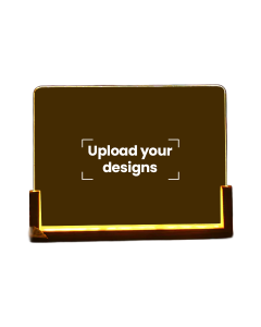  6 x 8 Acrylic Photo Frame Printed with Your Personalized Design - Landscape